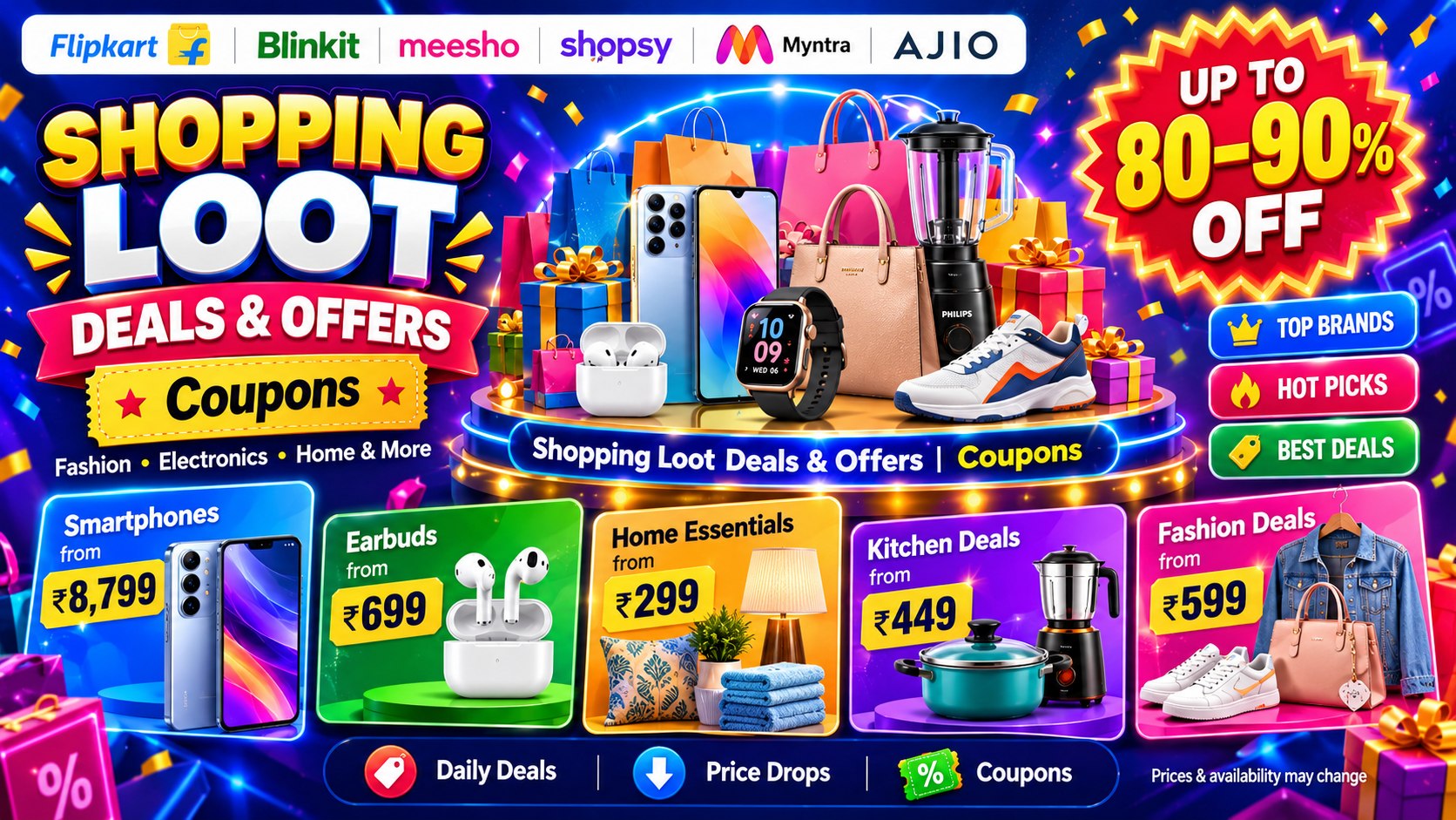 Shopping Loot Deals & Offers | Coupons