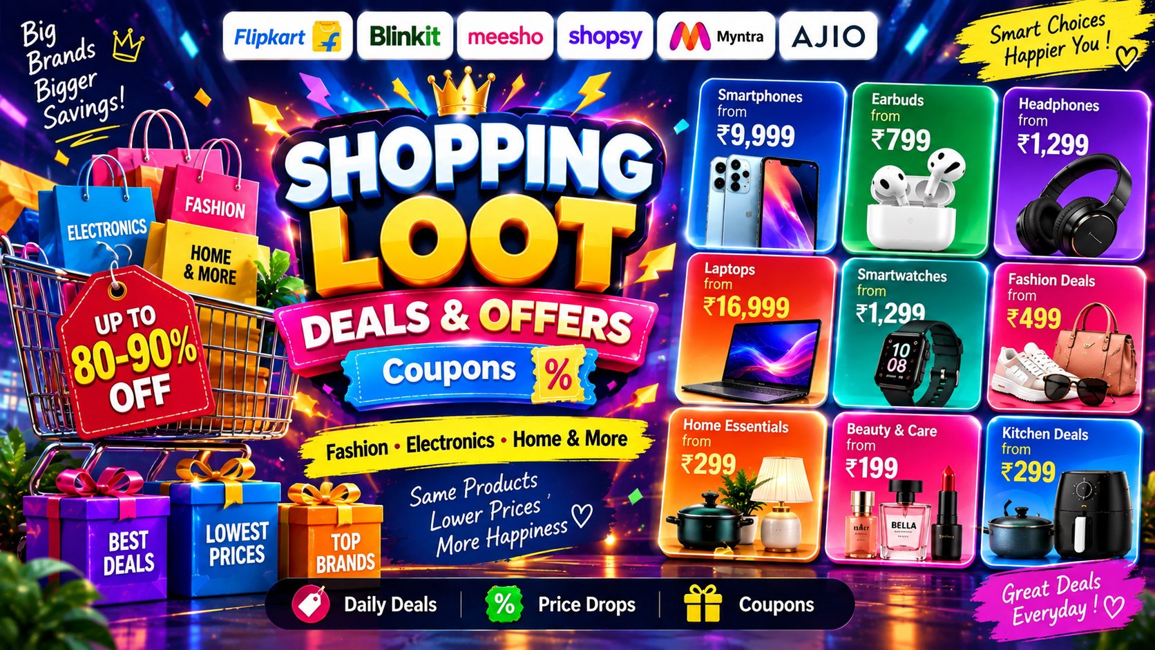 Shopping Loot Deals & Offers | Coupons