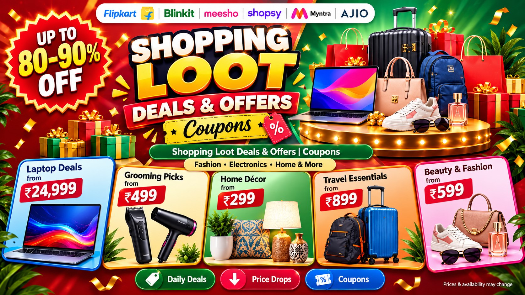 Shopping Loot Deals & Offers | Coupons