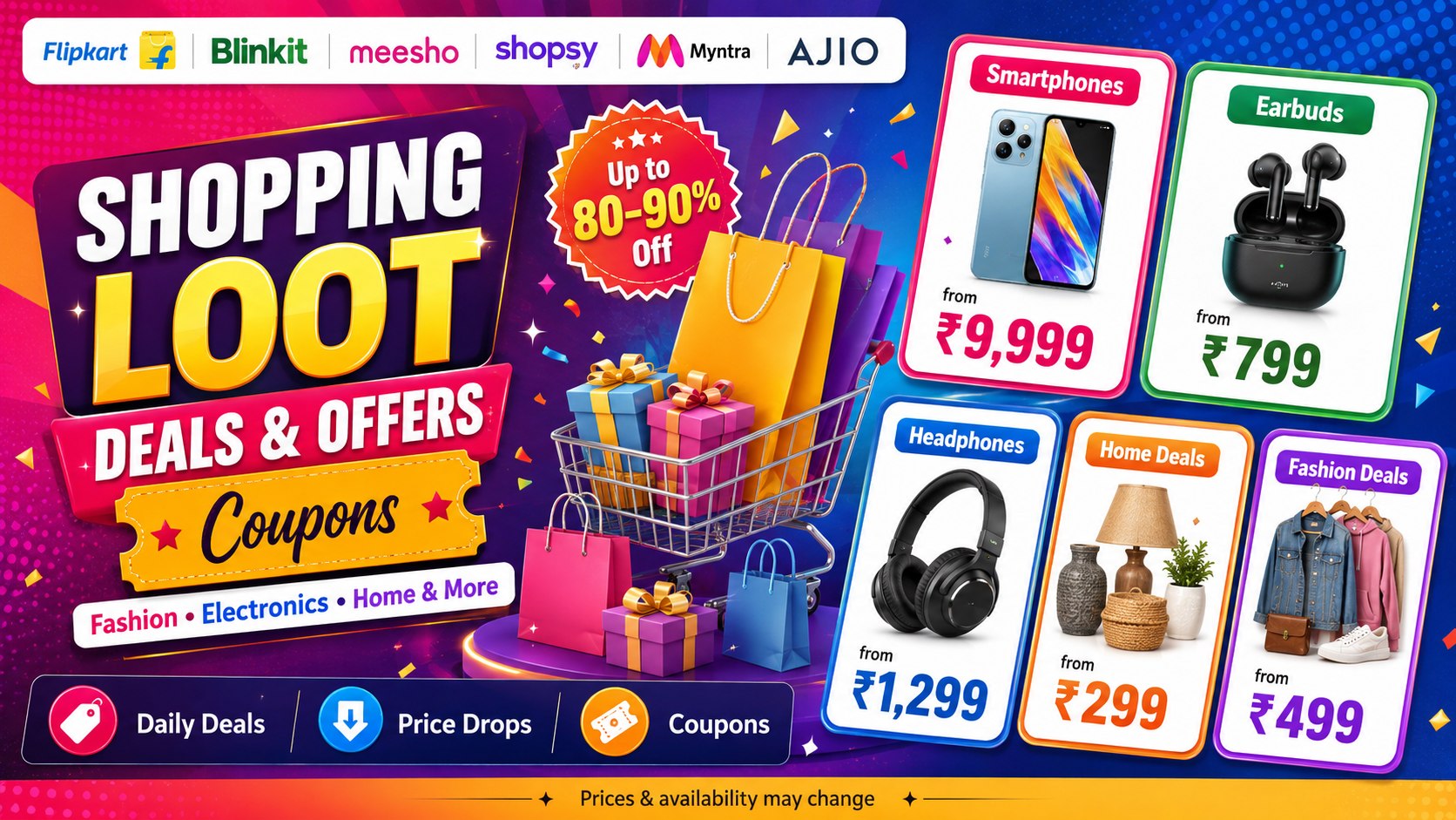 Shopping Loot Deals & Offers | Coupons