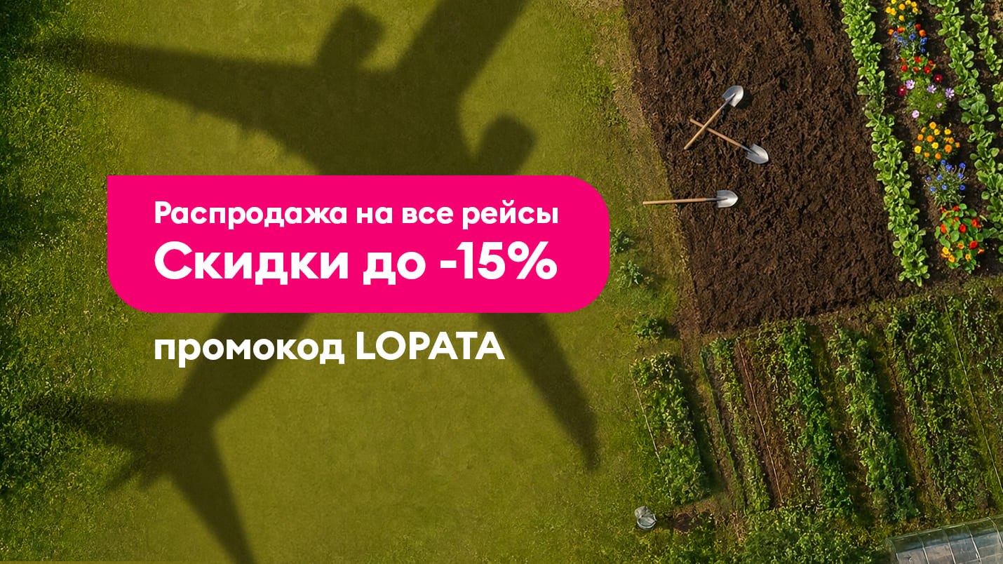 ПОБЕДА: распродажа авиабилетов