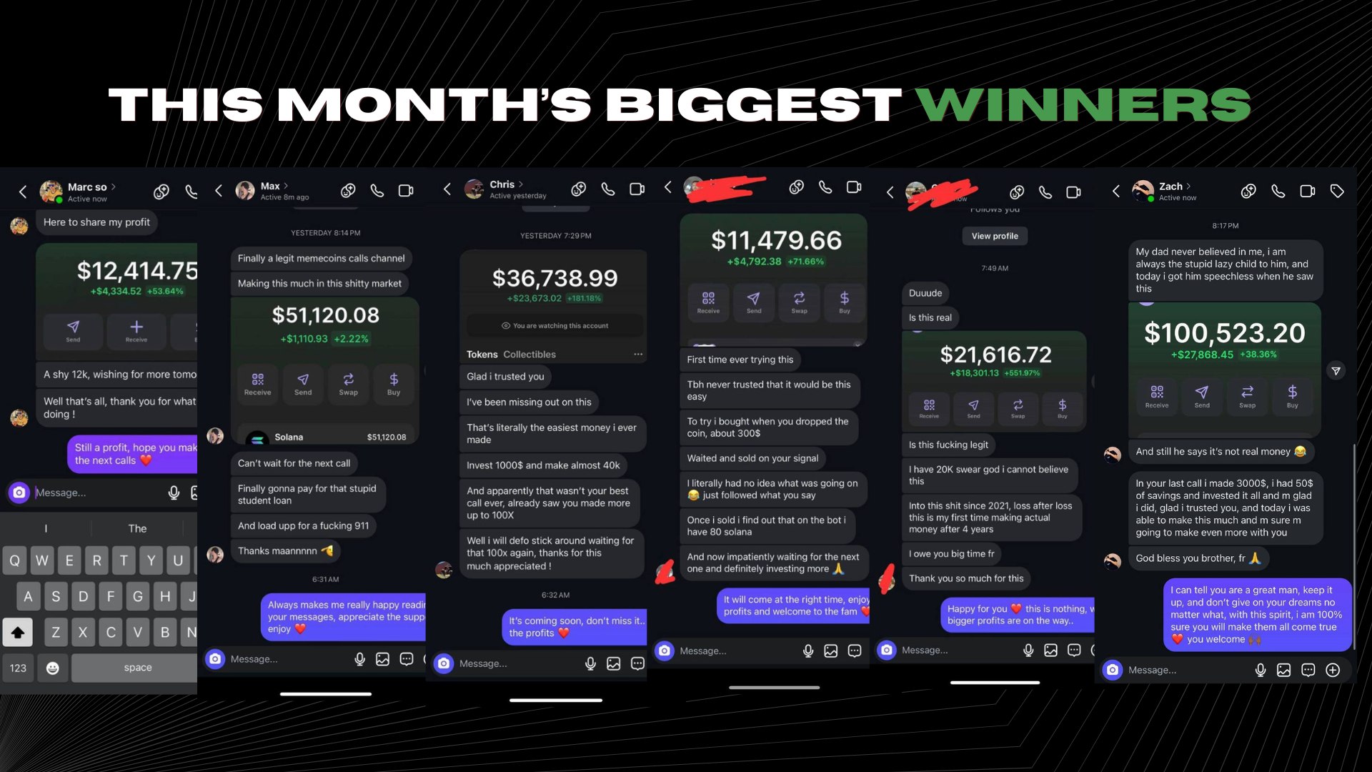 Zade Crypto Calls