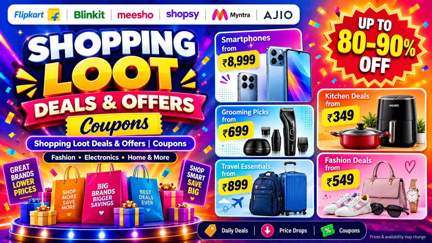 Shopping Loot Deals & Offers | Coupons
