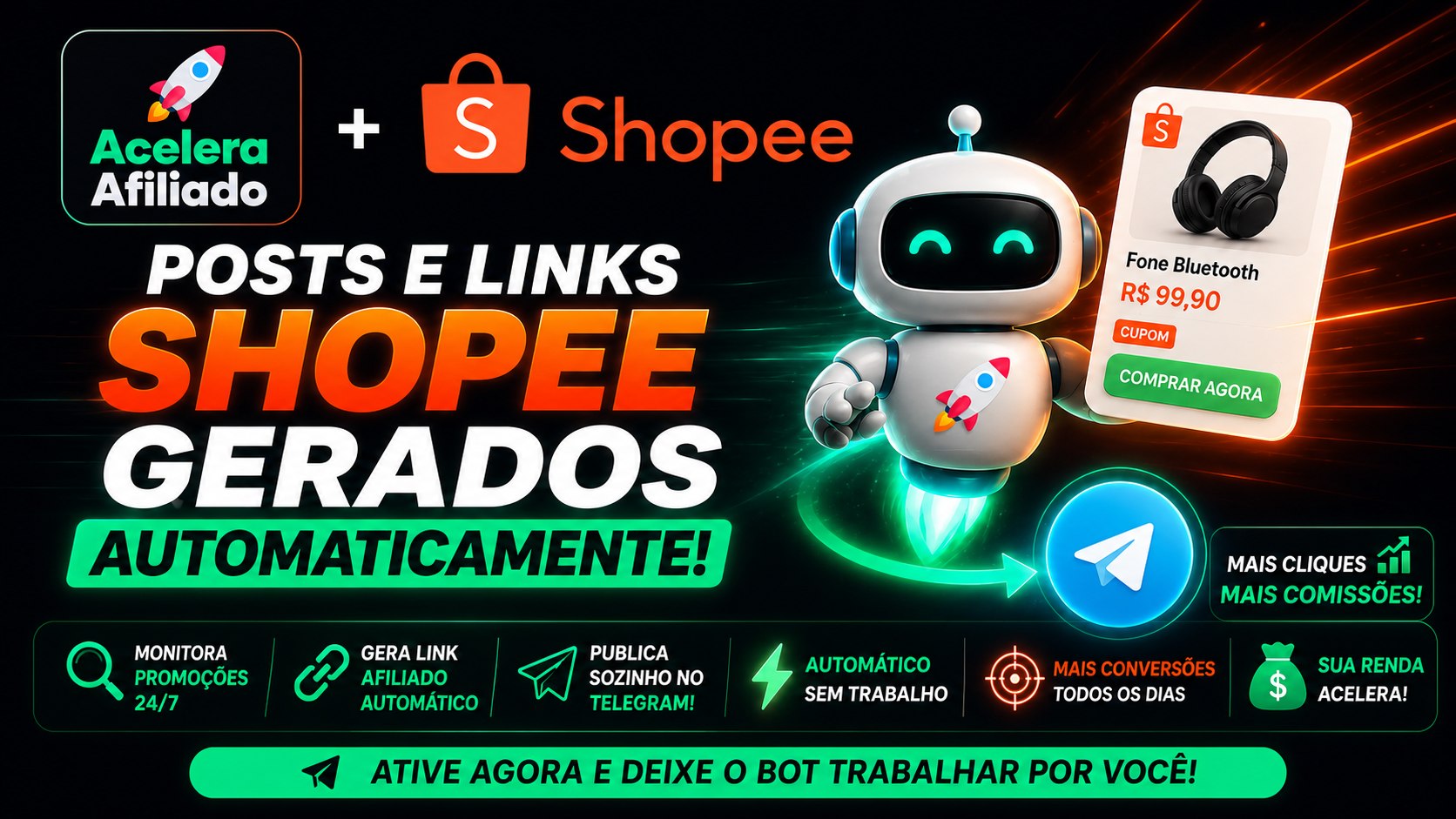 Acelera Afiliado - Automação para Afiliados