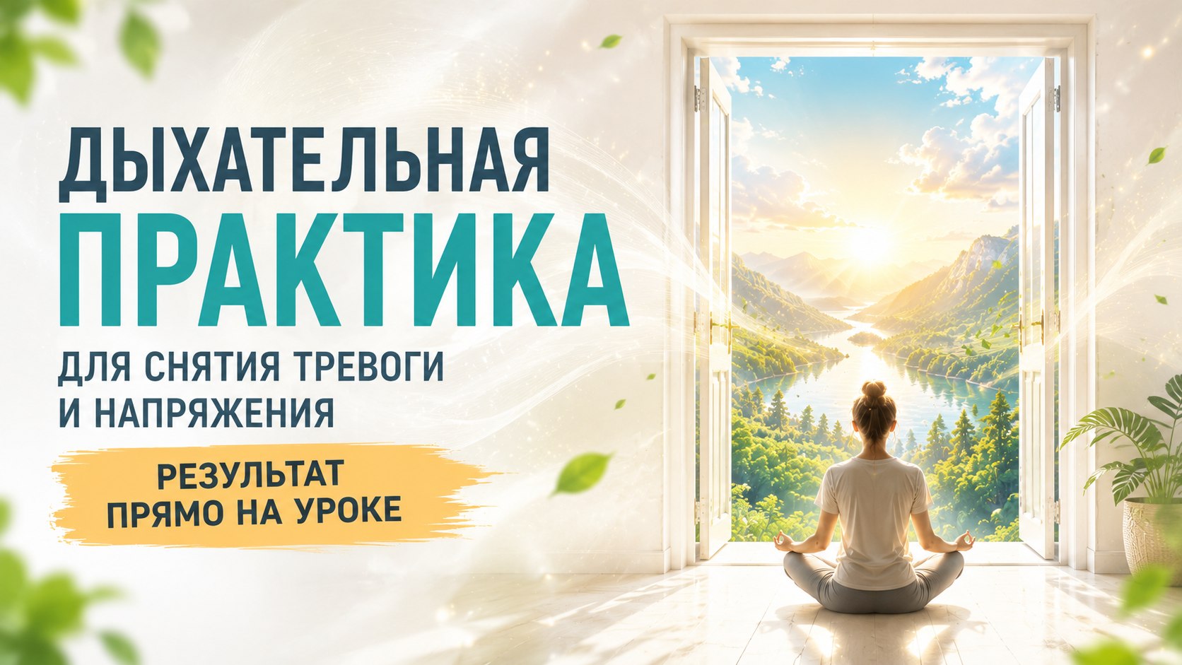 Бесплатный урок по дыханию