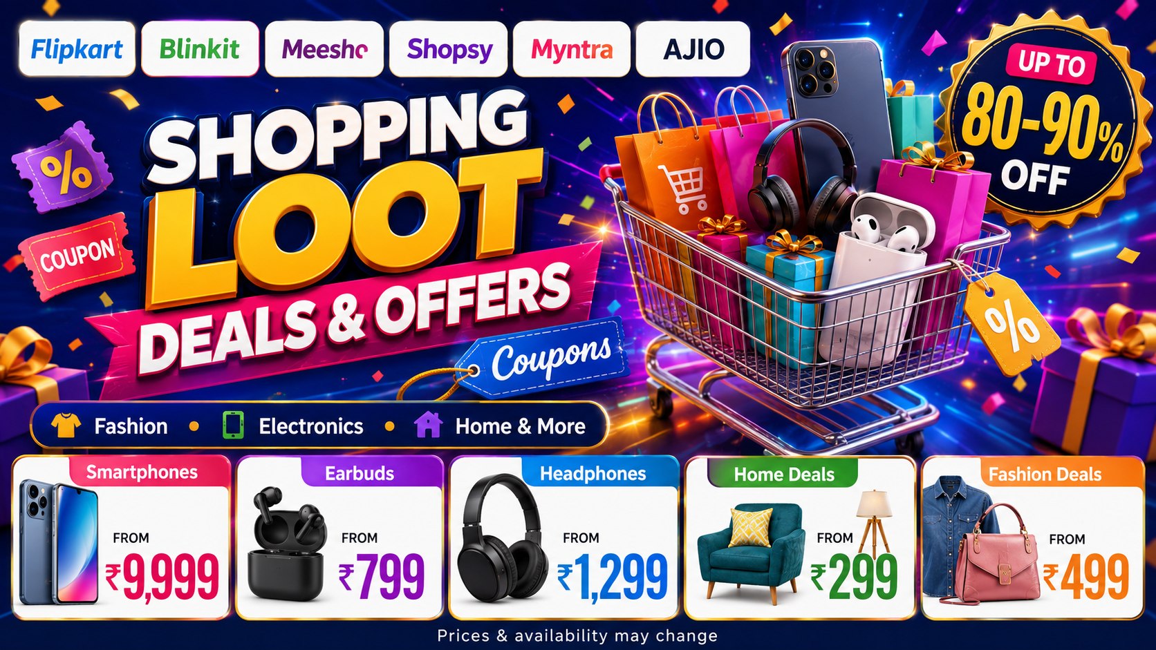 Shopping Loot Deals & Offers | Coupons